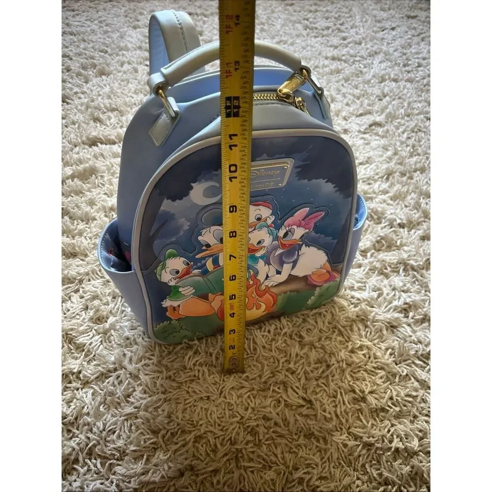 Loungefly Disney Donald Duck Group Campfire Mini Backpack - Picture 13 of 15
